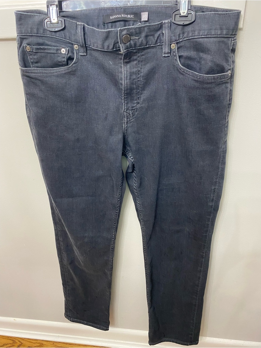 Banana Republic Men's Dark Gray Straight Jeans